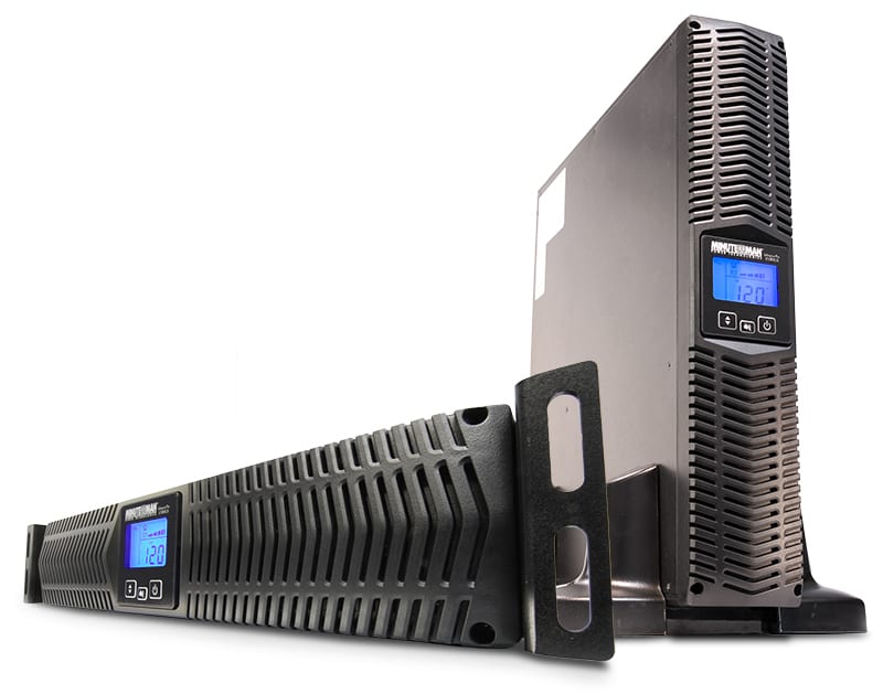 Minuteman - E750RTXL2UNC - EnterprisePlus LCD Series true sine wave, extended runtime, line-interactive UPS, rack/tower/optional wallmount, LCD display