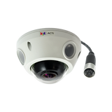 ACTi - E925M - 5MP Outdoor Mini Fisheye Dome with D/N, Adaptive IR, Basic WDR, M12 connector, Fixed lens