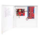 SECO-LARM - EAP-5D8 - Access Control Power Supply in enclosure. 12 or 24 VDC output voltage. 8 Outputs, 5A@12VDC. Heavy-duty