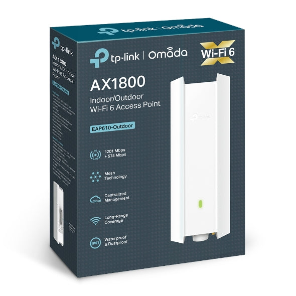 TP-Link - EAP610-OUTDOOR - AX1800 INDOOR/OUTDOOR WI-FI 6 ACCS ACCESS POINT