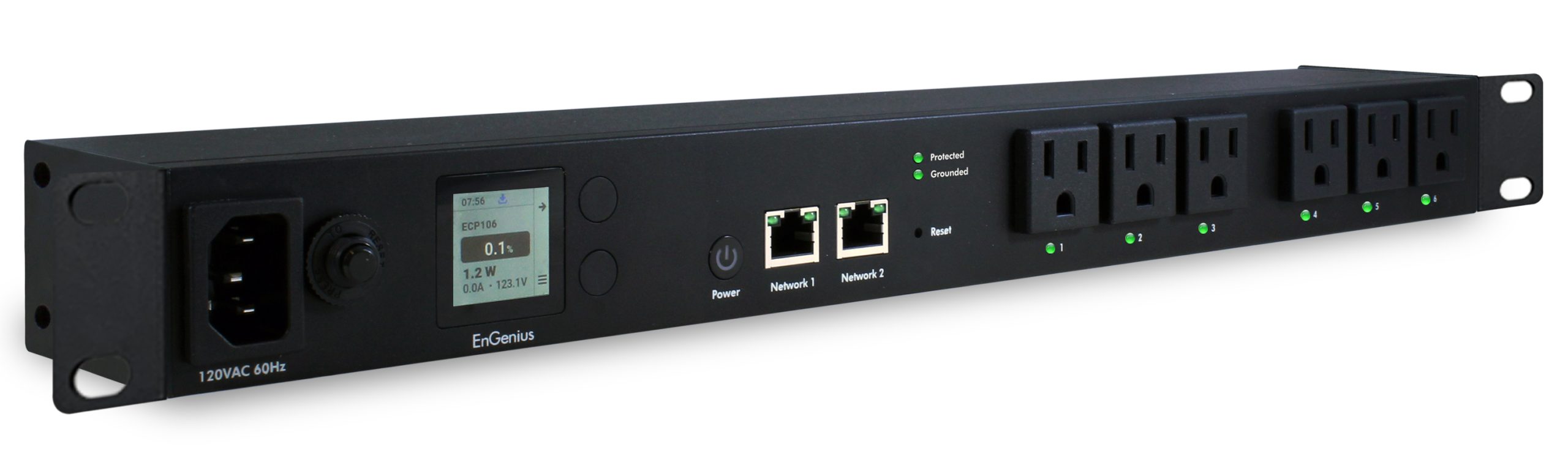 EnGenius - ECP106 - Cloud Managed Switchable Smart PDU – 6 Outlet