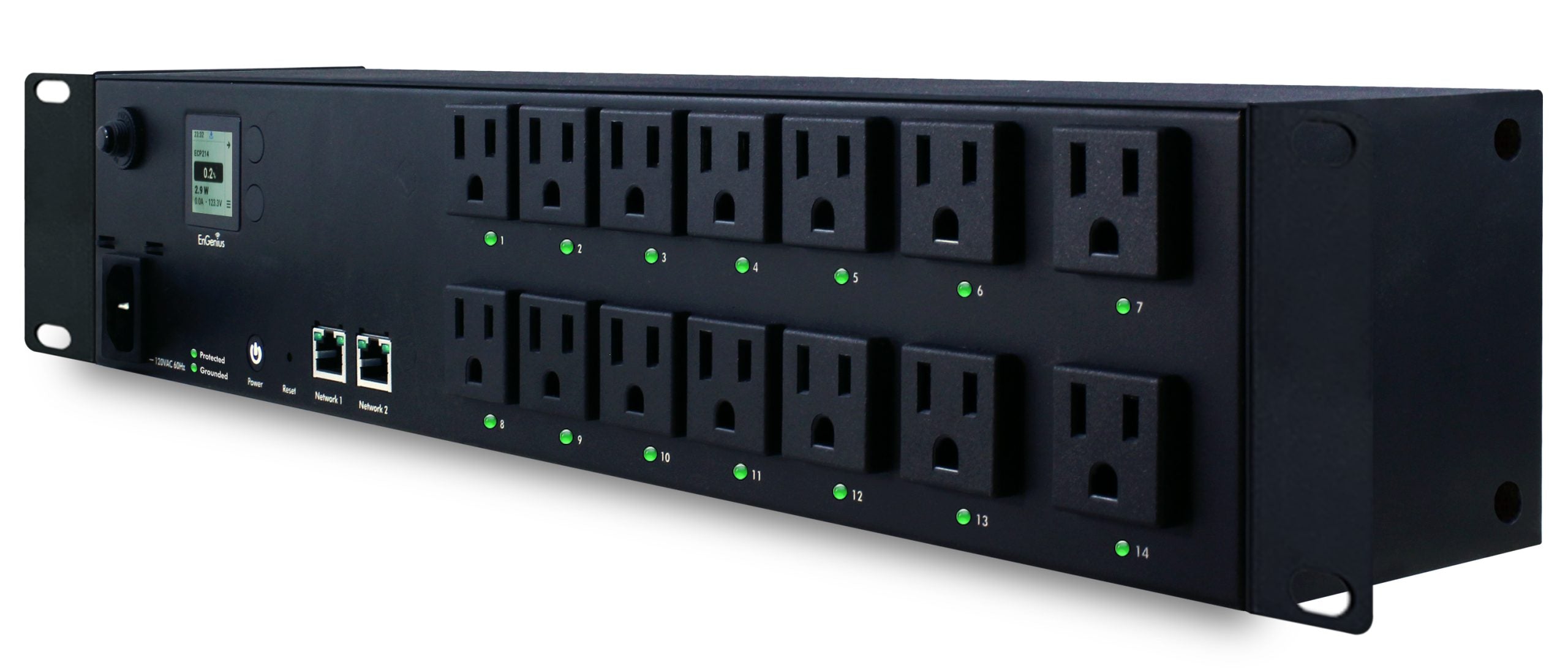EnGenius - ECP214 - Cloud Managed Switchable Smart PDU – 14 Outlet