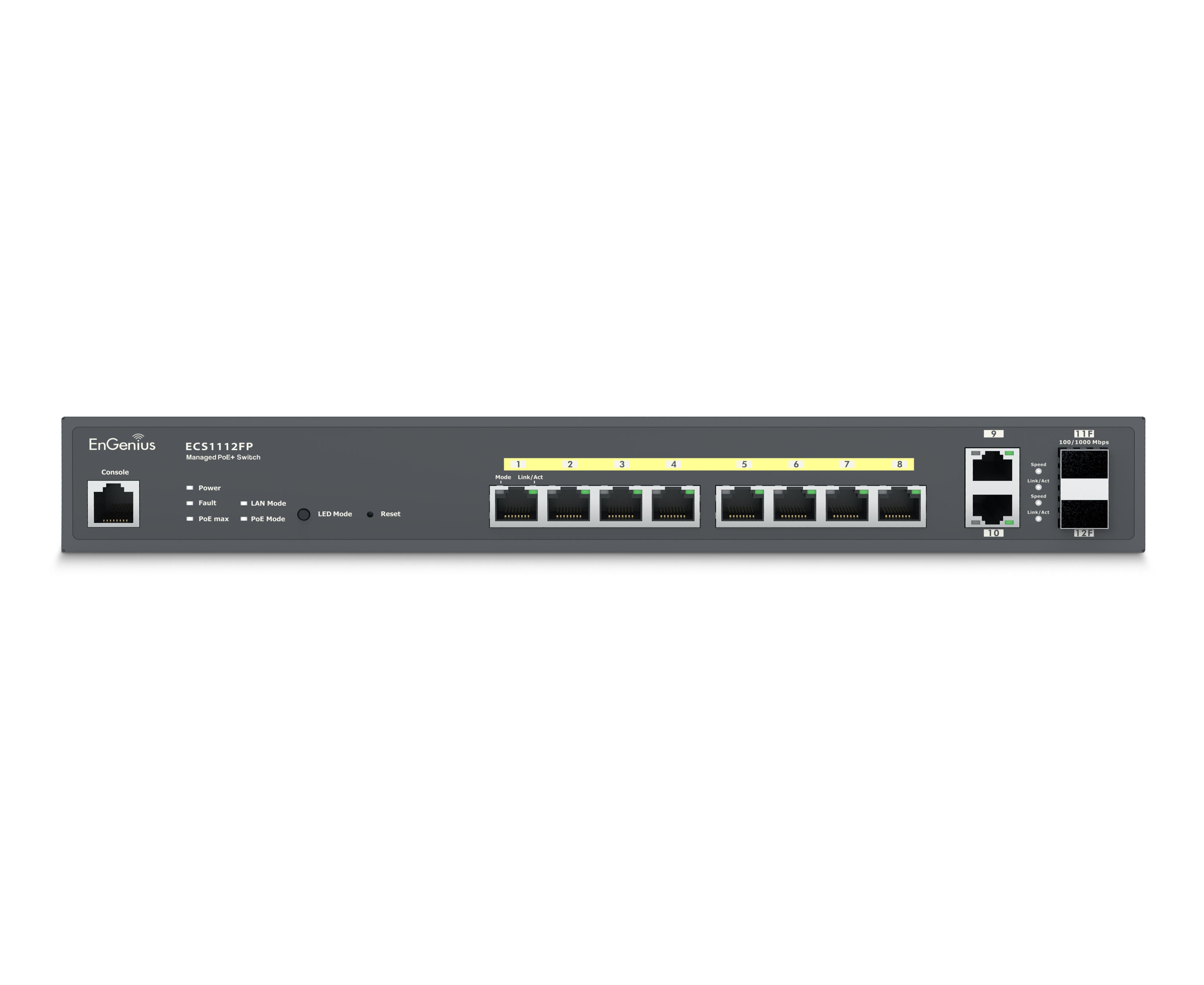 EnGenius - ECS1112FP - 8-Port Cloud Managed 1U Rack-Mount 13