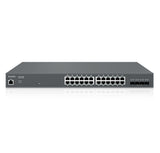 EnGenius - ECS1528 - 24-Port Cloud Managed 1U Rack-Mount 19" Gigabit L2 Switch, 4x10Gb SFP+ Ports