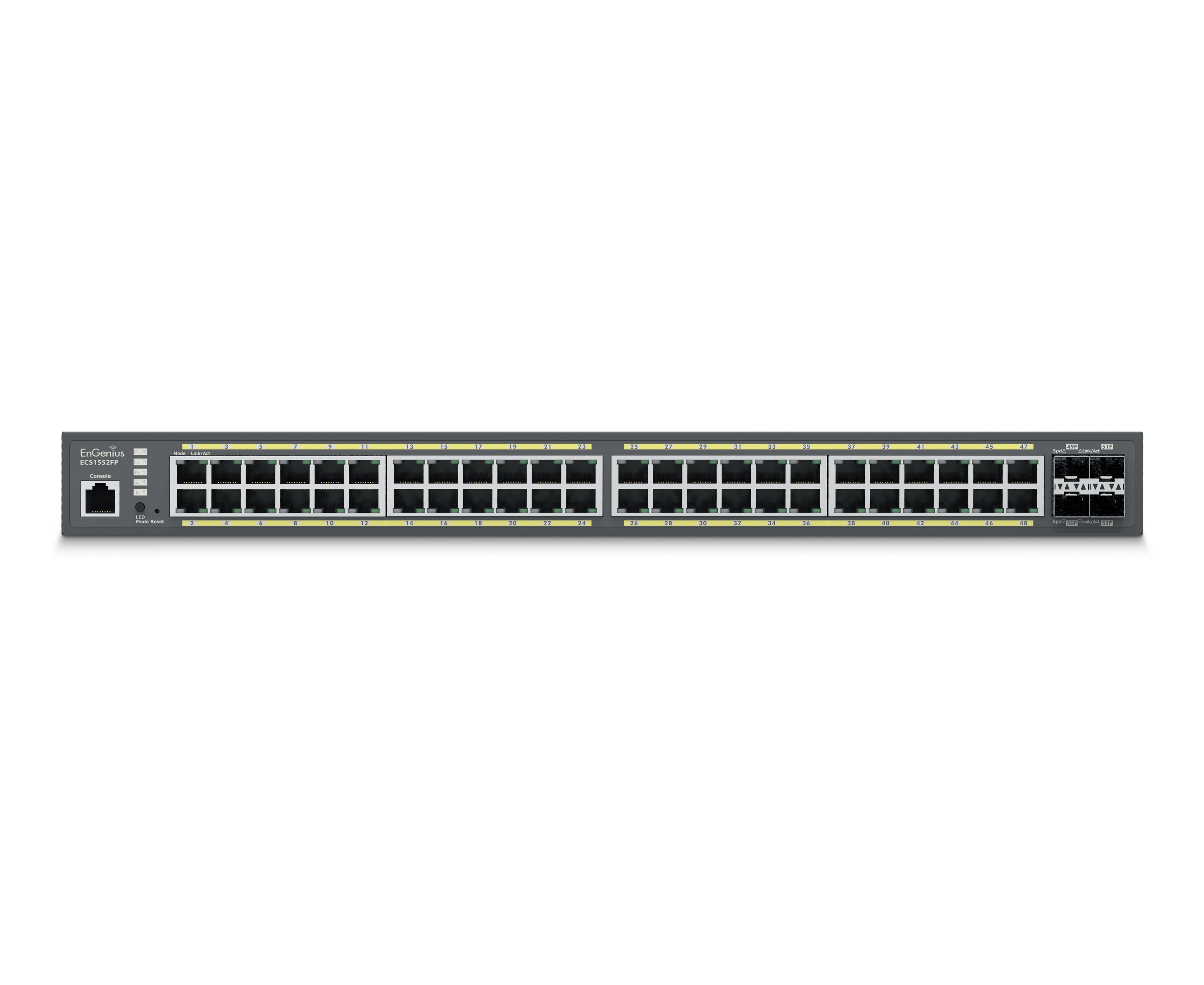 EnGenius - ECS1552FP - 48-Port Cloud Managed 1U Rack-Mount 19