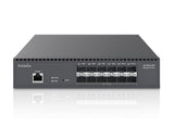 EnGenius - ECS5512F - 12-Port Cloud Managed 10 Gigabit SFP+ Half-Rack Aggregate Switch