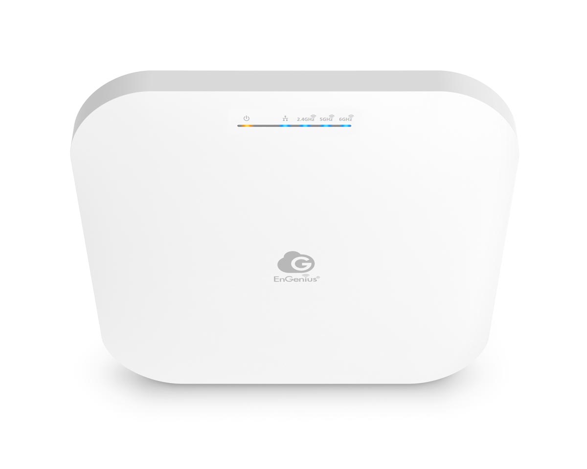 EnGenius - ECW336 - Wi-Fi 6E (802.11ax 4x4:4), Cloud Managed Ceiling-mount AP