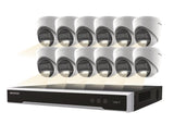 HIKVISION - EKI-K164T412H - 4MP Turret PoE Kit Smart Hybrid Light