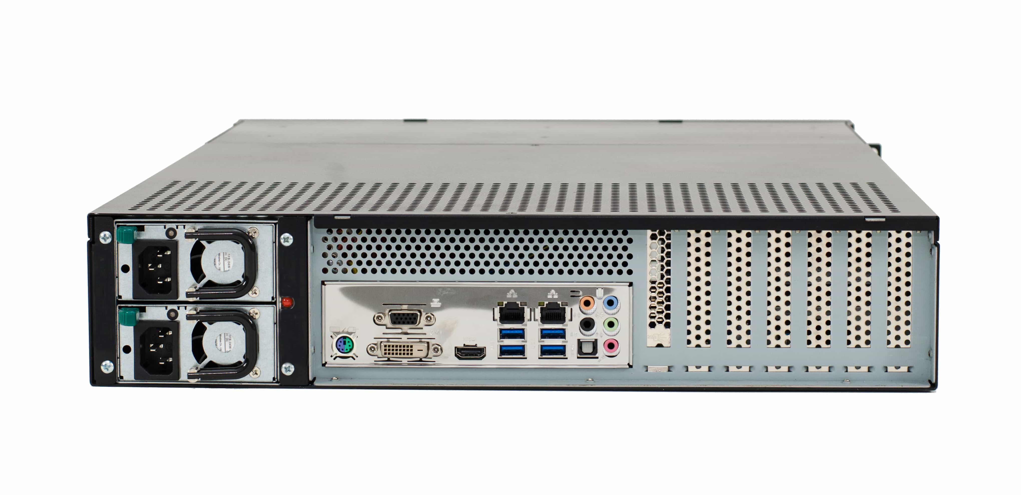 ExacqVision - EM-04T-2S - 2TB EM-Series Rackmount 2U Enterprise Management Server Supports UP to 500 Exacqvision Enterprise VMS Windows 10