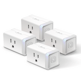 TP-Link - EP25P4 - KASA SMARTWI-FI PLUG SLIMENERGYACCS MONITORING HOMEKIT 4-PACK