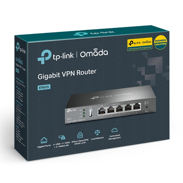 TP-Link - ER605 - OMADA GIGABIT MULTI- WRLS WAN VPN ROUTER