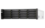QNAP - ES1686dc-2123IT-64G-US - QNAP 16-Bay Active-Active Dual Controller ZFS NAS and iSCSI/ IP-SAN. 3U, SAS 12G (compatible with SAS 6G), 3 x Gigabit LAN, 4x10GbE(SFP+), 40GbE-ready