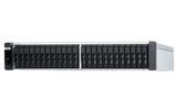 QNAP - ES2486dc-2142IT-128G-US - QNAP 24-Bay Active-Active Dual Controller ZFS NAS and iSCSI/ IP-SAN. 3U, SAS 12G (compatible with SAS 6G), 3 x Gigabit LAN, 4x10GbE(SFP+), 40GbE-ready