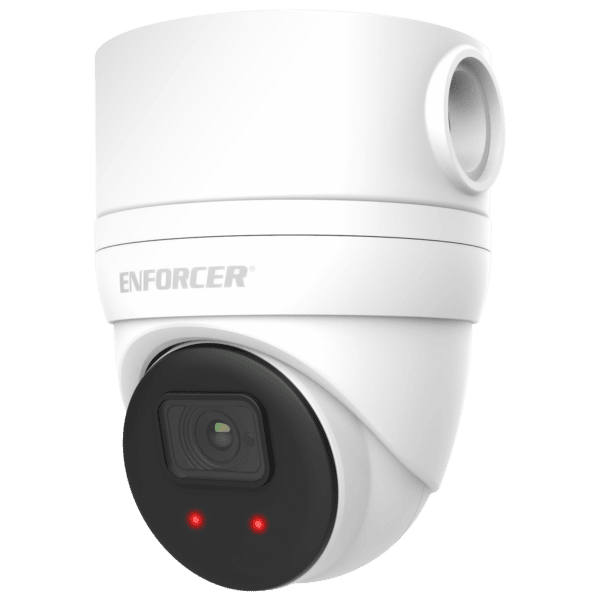 SECO-LARM - EV-N2506-2W4Q - IP Fixed Turret Camera, 5MP, 2.8mm, H.264/MJPEG, Dual Stream. ONVIF Profile S, 12VDC, PoE