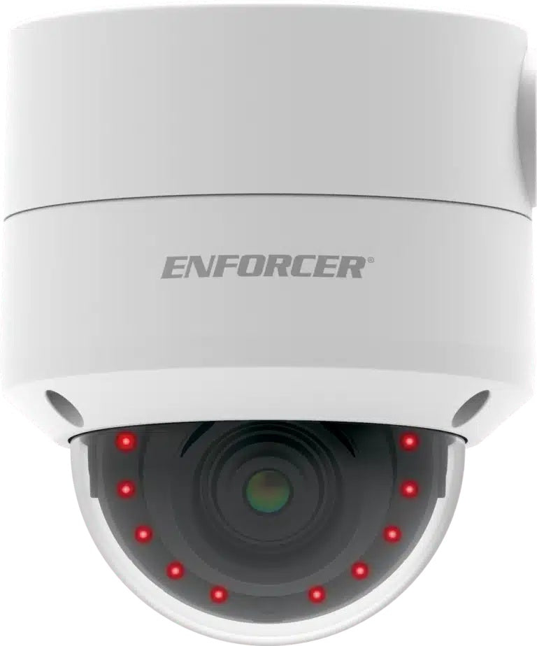 SECO-LARM - EV-N2506-2W4WMQ - IP 5MP 2.8mm Mini Dome Camera, ” SmartSens CMOS Sensor, 30FPS@5MP, True WDR, 3DNR, True Day & Night with ICR, IP66, -40° to 131°F, Smart IRs, 9 AI Functions, NDAA Compliant.