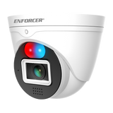 SECO-LARM - EV-N2806-2W4D - IP 8MP Ultra-Low-Light Active Deterrence Turret Camera