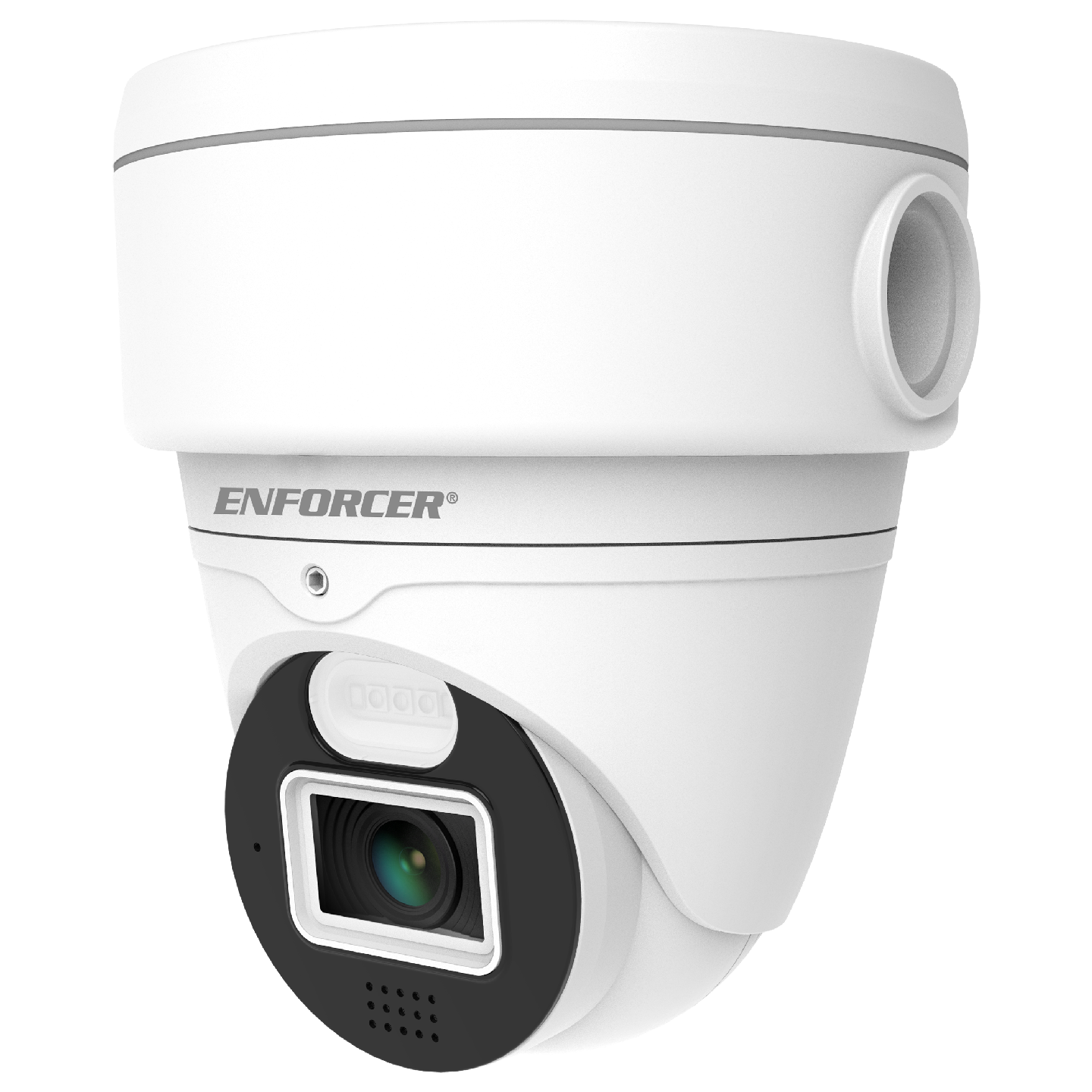 SECO-LARM - EV-N2806-2W4D - IP 8MP Ultra-Low-Light Active Deterrence Turret Camera
