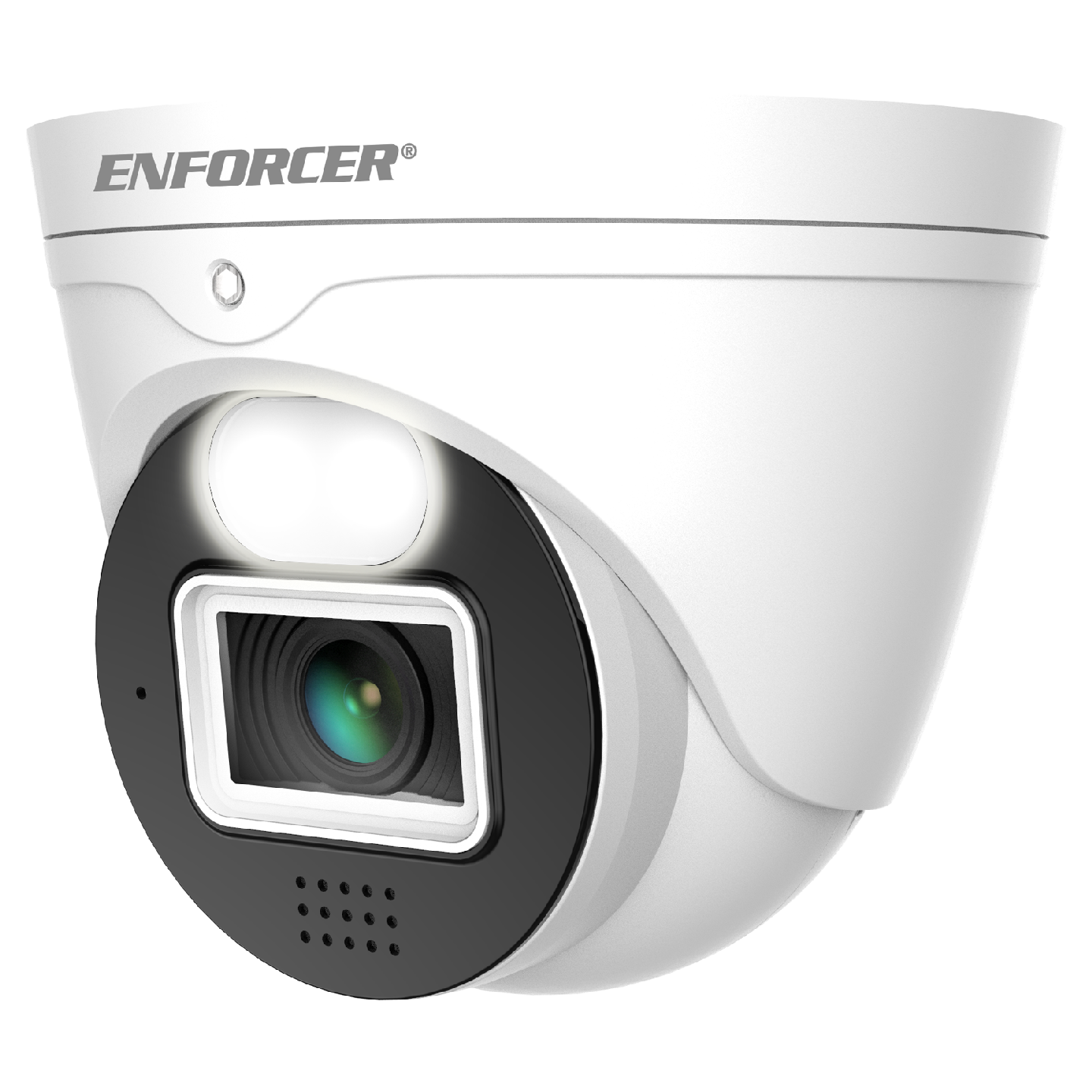 SECO-LARM - EV-N2806-2W4D - IP 8MP Ultra-Low-Light Active Deterrence Turret Camera