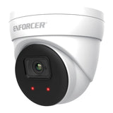 SECO-LARM - EV-Y2501-A2WWQ - 5MP 4-in-1 HD Fixed Turret Camera, 2.8mm lens, 2592x1944 resolution, 1/2.8" 5MP CMOS, WDR/3D-NR, TVI/CVI/AHD/Analog format, up to 65' illumination, 18 SMT IR LEDs, Joystick OSD Control, 121º viewing angle, 12VDC, vandal-r