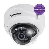 Vivotek - FD837-HTV-1Y - VORTEX Prem. 5MP IP66 Remote Focus AI Dome, w/ 1-yr license