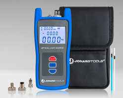 Jonard Tools - FPL-5555 - Fiber Power Meter w/ Data Storage & SM/MM Optical Light Source Kit