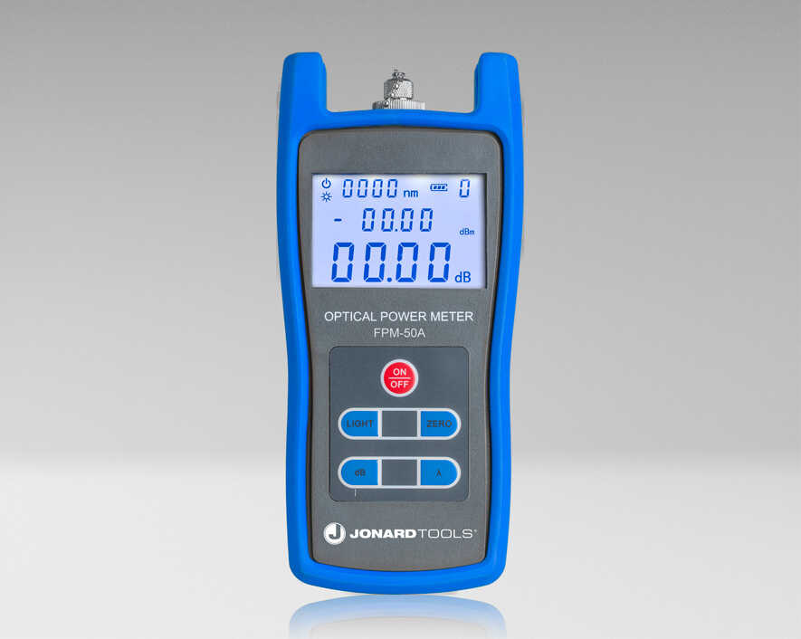 Jonard Tools - FPM-50A - Fiber Optic Power Meter With VFL-25125 LC Adapter