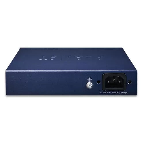 PLANET - FSD-604HP - 4-Port 10/100TX 802.3at POE + 2-Port 10/100TX Desktop Switch (60W POE Budget, 250m Extend mode, fanless, internal Power Supply)