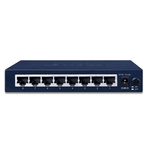PLANET - FSD-803 - 8-Port 10/100Mbps Fast Ethernet Switch, Metal