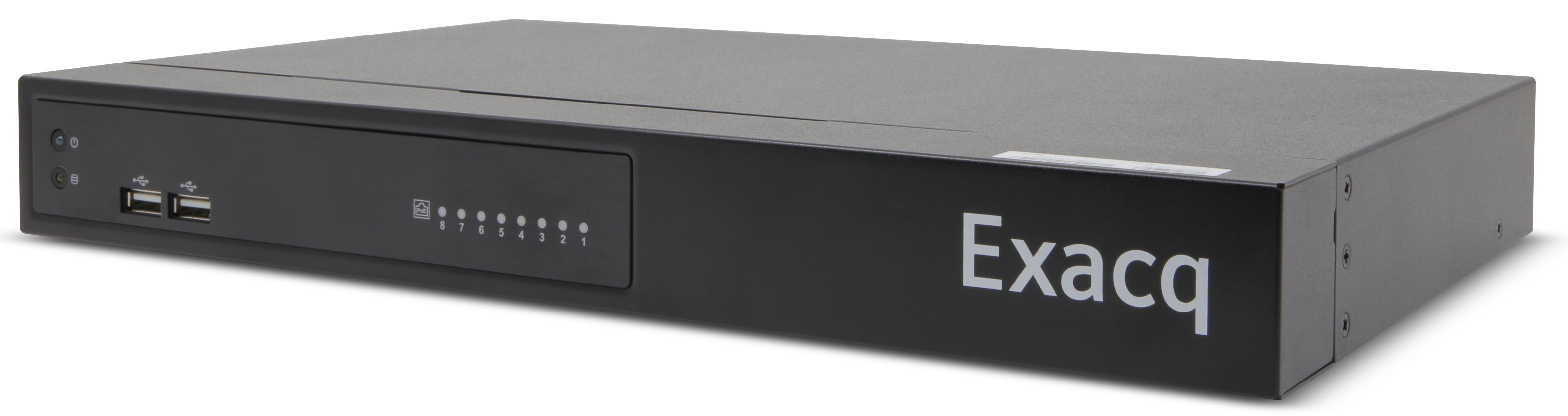 ExacqVision - IP08-12T-GPL-E - 12TB PoE+ G-Series IP Desktop NVR Linux with 8 IP Enterprise licenses (8 max)