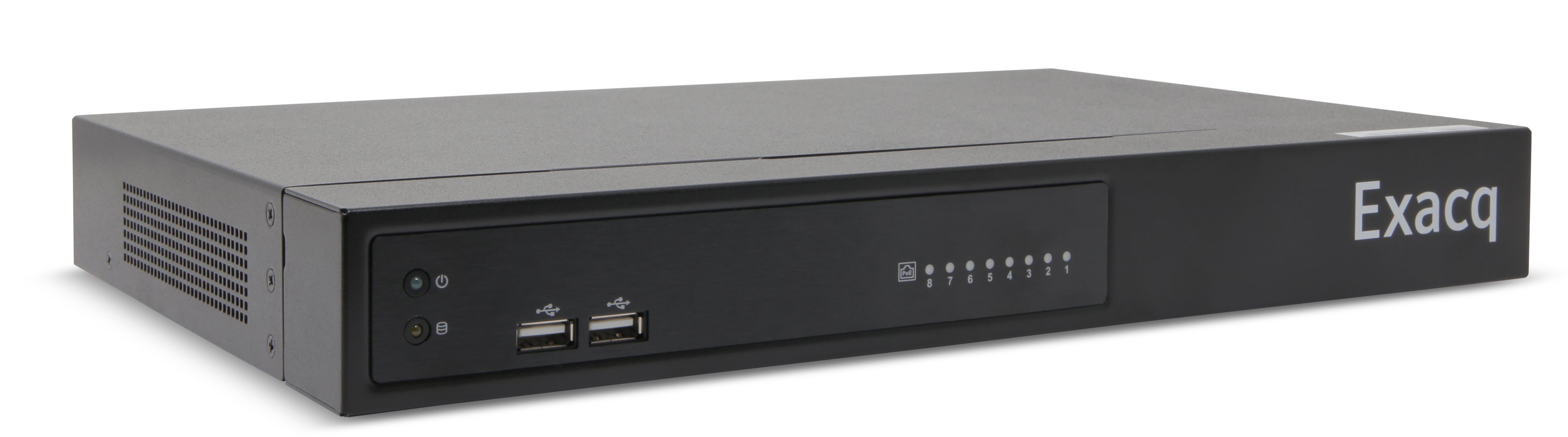 ExacqVision - IP08-04T-GPL-E - 4TB PoE+ G-Series IP Desktop NVR Linux with 8 IP Enterprise licenses (8 max)