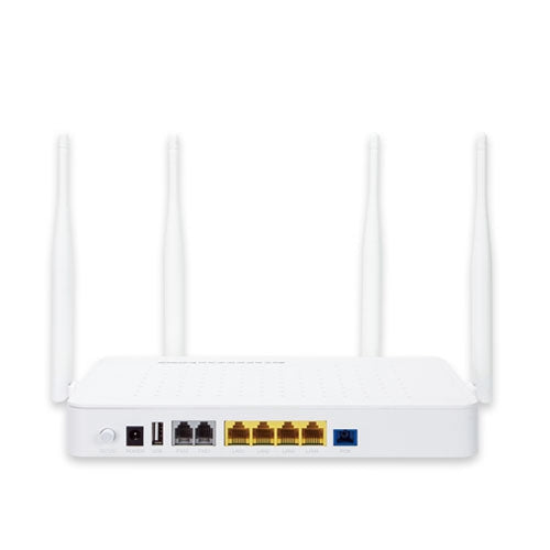 Planet - GPN-400ACV - GPON HGU with 4-Port 10/100/1000T LAN, 1200Mbps 802.11AC Wireless, 2-Port FXS