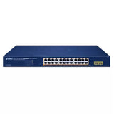 Planet - GS-2210-16P2S - 16-Port 10/100/1000T 802.3at PoE + 2-Port 1000X SFP Web Smart Ethernet Switch