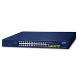 Planet - GS-4210-24T4SR - IPv4/IPv6, 24-Port 10/100/1000T + 4-Port 100/1000X SFP L2/L4 SNMP Manageable Gigabit Ethernet Switch