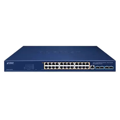 PLANET - GS-4210-24UP4X - 24-Port 10/100/1000T 802.3bt PoE + 4-Port 10G SFP+ Managed Ethernet Switch