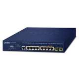 PLANET - GS-4210-8HP2S - 2-Port 10/100/1000T 802.3bt PoE + 6-Port 10/100/1000T 802.3at PoE + 2-Port 100/1000X SFP Managed Switch