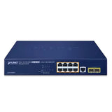Planet - GS-4210-8P2S - IPv4/IPv6, 8-Port Managed 802.3at POE+ Gigabit Ethernet Switch  + 2-Port 100/1000X SFP