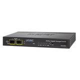 Planet - GSD-1002M - IPv4/IPv6 Managed 8-Port 10/100/1000Mbps + 2-Port 100/1000X SFP Gigabit Desktop Ethernet Switch 