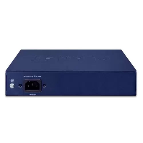 Planet - GSD-1008HP - 8-Port 10/100/1000T 802.3at PoE + 2-Port 10/100/1000T Desktop Switch (120W PoE Budget, Standard/VLAN/Extend mode, supports PD alive check, 10-inch and rack-mountable)