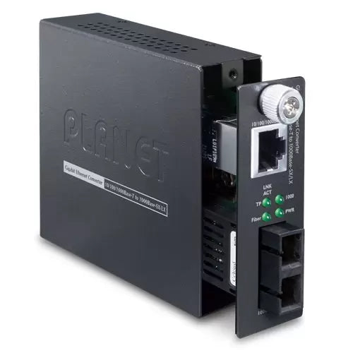 PLANET - GST-802 - 10/100/1000Base-T to 1000Base-SX Smart Gigabit Converter