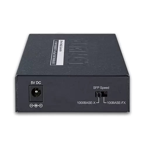Planet - GT-1205A - 1-Port 10/100/1000BASE-T - 2-Port 100/1000BASE-X SFP Switch/Redundant Media Converter