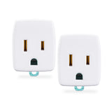 Cyber Power - GT1W2PK - Grounding Adapter (2-Pack). Fits three-prong plugs into two-prong plugs