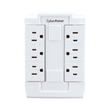 Cyber Power - GT600P - Swivel Wall Tap, Expands two grounded outlets into six grounded, swivel outlets.