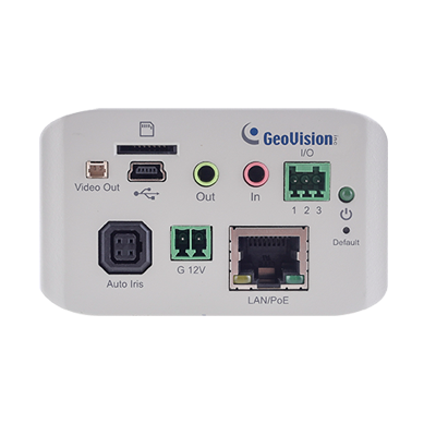 GeoVision - GV-BX2700-FD - Starlight 2MP H.265 Super Low Lux WDR Pro Face Detection Box IP Camera