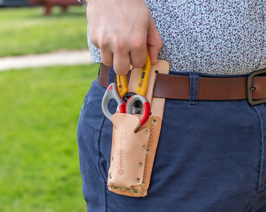 Jonard Tools - H-45 - Leather 2 Pocket Tool Pouch
