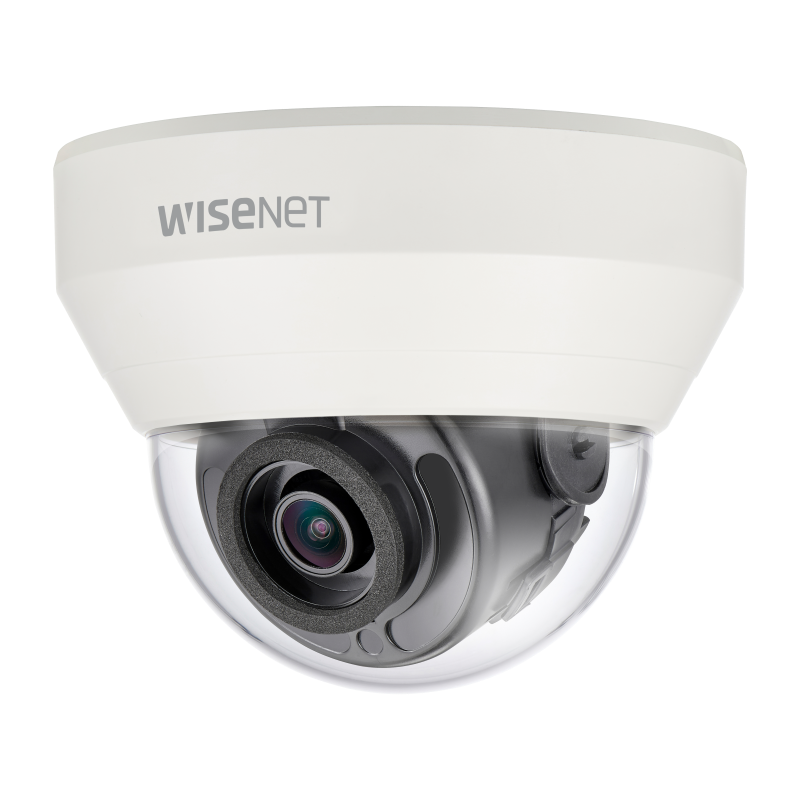 Hanwha - HCD-6010 - Wisenet HD+ 2MP indoor dome camera, AHD, CVI, TVI, CVBS formats are available, 2.8 mm fixed lens, true D/N, 12VDC
