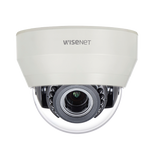 Hanwha - HCD-6070R - Wisenet HD+ 2MP, Full HD(1080p) 30fps IR indoor dome camera, AHD/TVI/CVI/CVBS, manual Vari-focal Lens (3.1X) (3.2-10mm), 120 dB true WDR, true D/N, 24VAC/12VDC, IR distance 65 feet