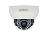 Hanwha - HCD-7010RA - Wisenet HD+ 4MP IR indoor dome camera, AHD or CVBS formats are available, 2.8 mm fixed lens, true D/N, 12VDC, IR distance 65 feet.