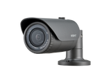 Hanwha - HCO-7010RA - Wisenet HD+ 4MP IR bullet camera, AHD or CVBS formats are available, 2.8 mm fixed lens, true D/N, 12VDC, IR distance 65 feet, IP66/IK10.