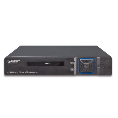 Planet - HDVR-1635 - H.265 16-ch 5-in-1 Hybrid Digital Video Recorder