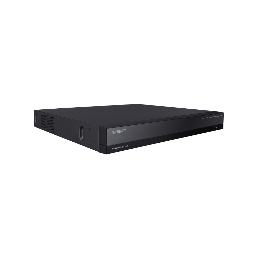 Hanwha - HRX-1634-6TB - 5-in-1 16CH Pentabrid DVR- 6TB Raw Storage, AHD, HDTVI, HDCVI (up to 8MP), Total 18CH(Analog Maximum 16CH and 2 Network Maximum 18CH), Analog Camera up 8MP(15/12fps), 5MP(20/12fps), 4MP(30/25fps), 2MP(30/25fps),1MP(30/25fps), 